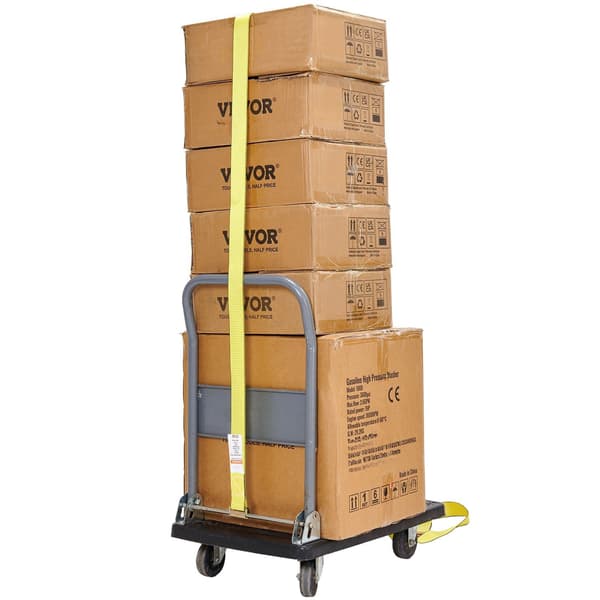 Spärrremmar med 8-pack, 5 cm x 4,5 m, E-spår