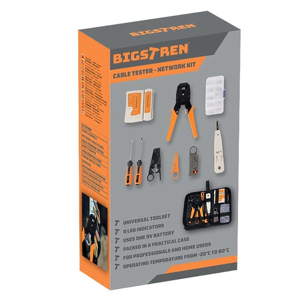 Netværkskabel Tester Kit - Omfattende sæt