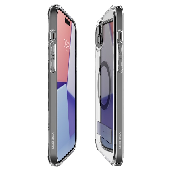 Ultra Hybrid S MagSafe etui med stativ til iPhone 15 Plus, sort