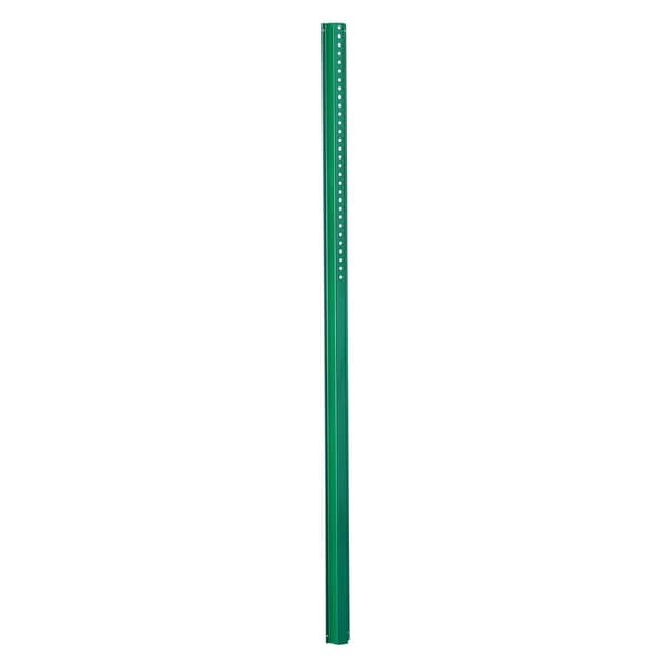 1,8 meter långa U-kanalskyltar, 4-pack galvaniserat stål, gröna