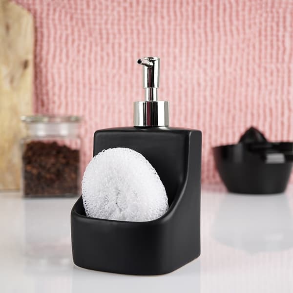 Dispenser til opvaskemiddel og svampeholder - 400 ml