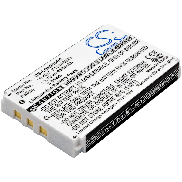 Batteri til Logitech R-IG7 erstatningsbatteri