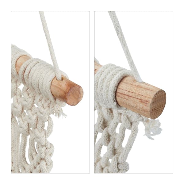 Sæt med 2 Macramé vægophæng
