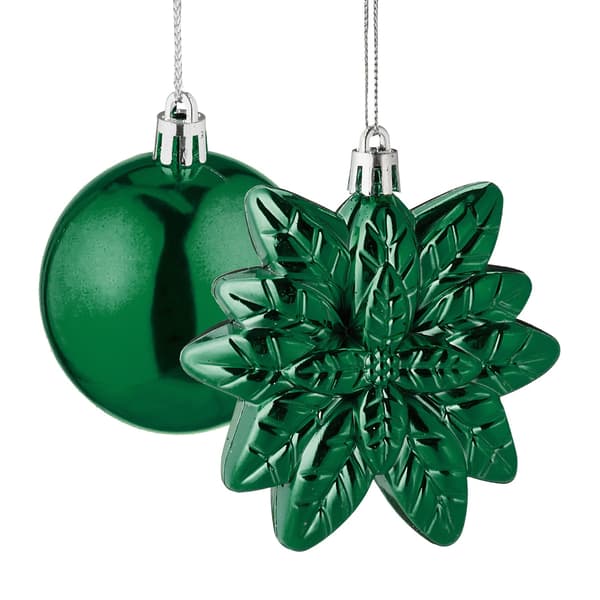 Julepyntsæt, 100 stykker, 10 designs