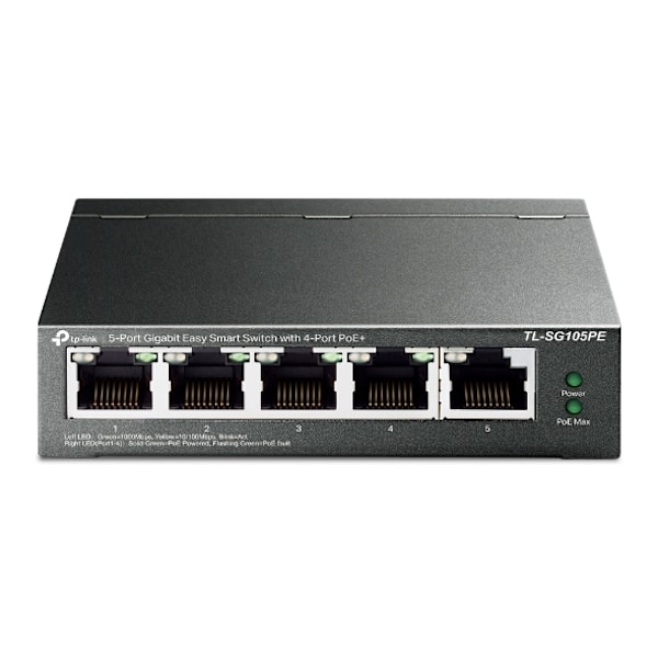 TP-Link TL-SG105PE 5-Port Gigabit PoE+ Switch