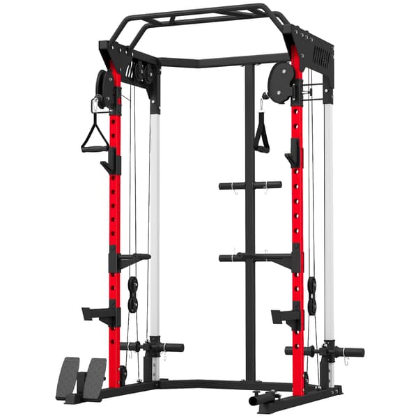 Smith Machine Power Cage säädettävällä vaijerijärjestelmällä