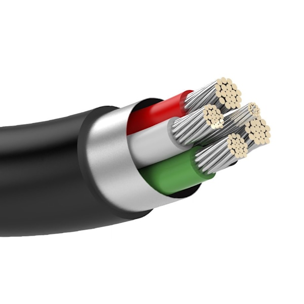 USB til miniUSB adapterkabel 480 Mbps 2m sort