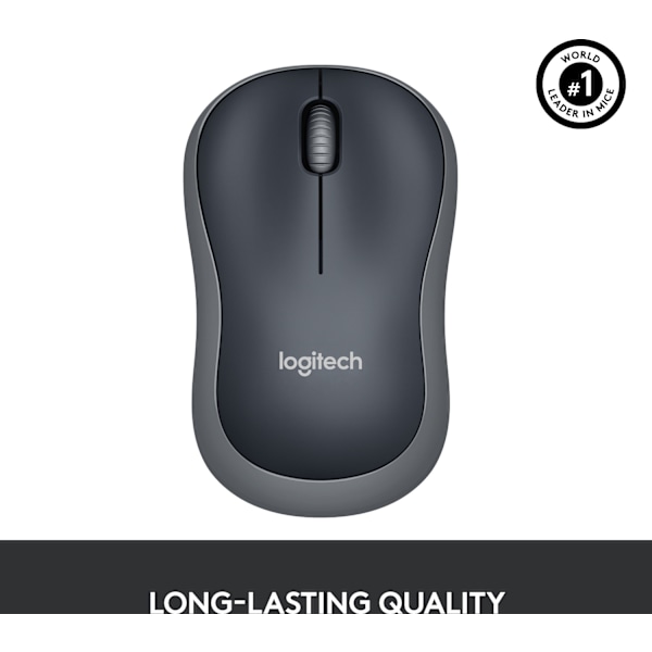 Logitech M185 - mus, grå