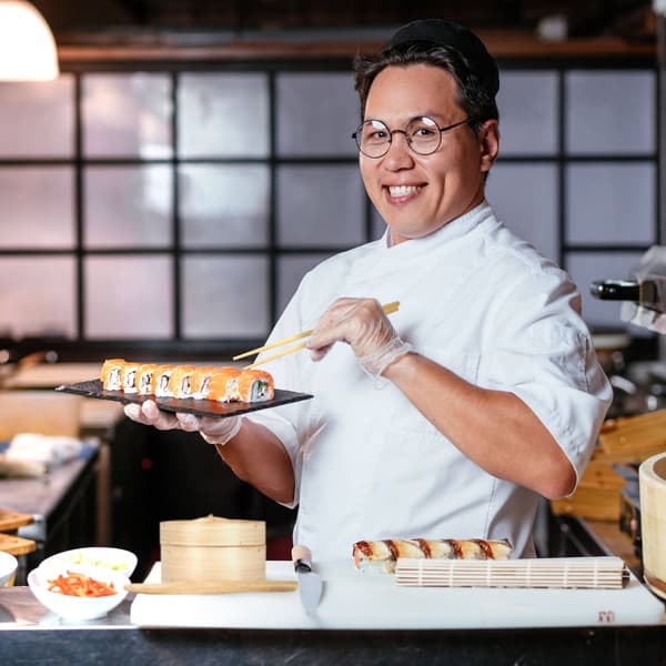 Sushiset i bambu