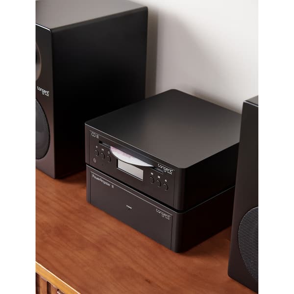 CD-afspiller med display, sort