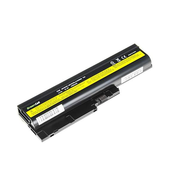 Grønt celle batteri til Lenovo ThinkPad T60 osv. 4400mAh, 11,1V