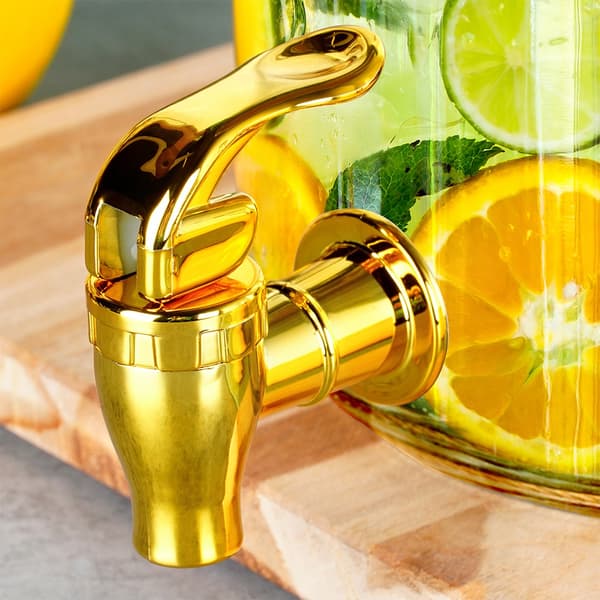 Guld drinkburk kran