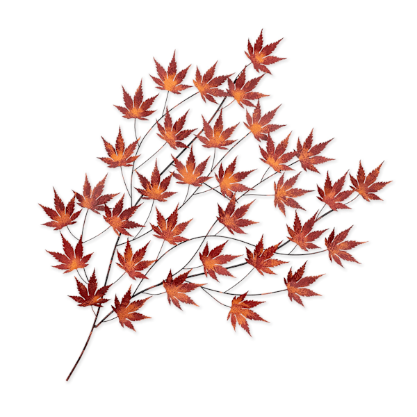 Dekorativt metallväggstillbehör Acer Palmatum