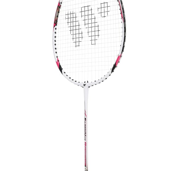 Badmintonracket, stål, röd, lätt