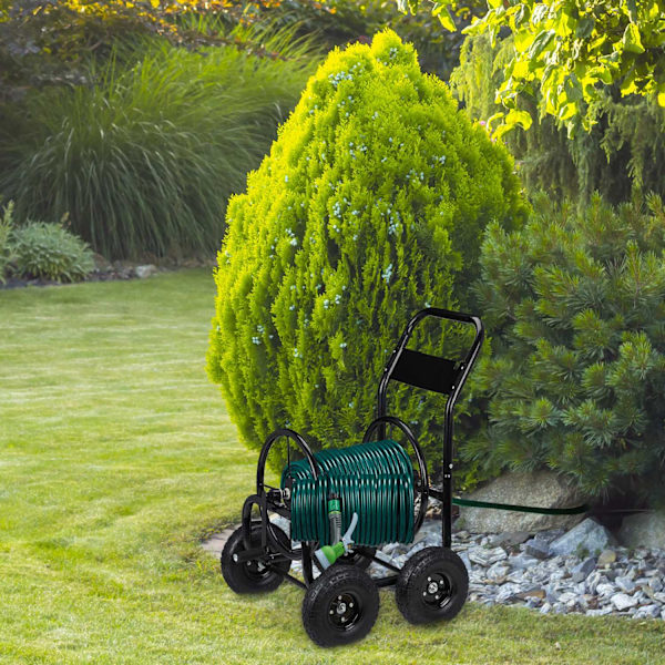 Slangevogn Metal Sort
