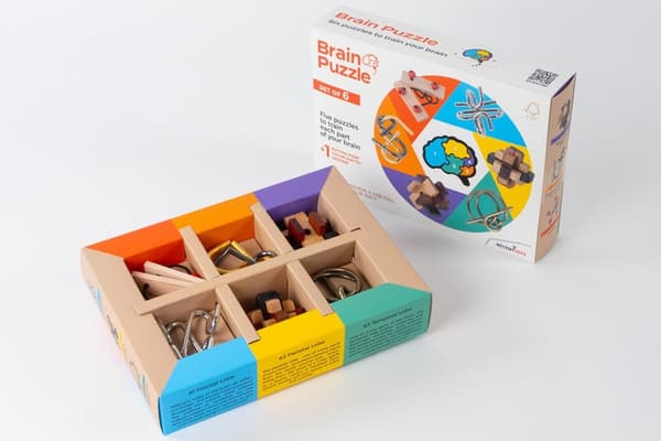 Viimeaikaiset lelut Brainteaser Brain Puzzle Set
