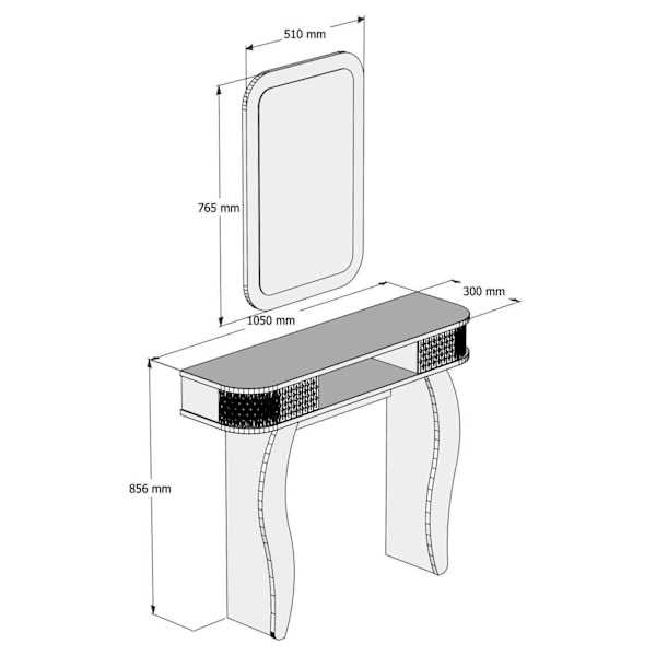 Sideboard Damla - Vit