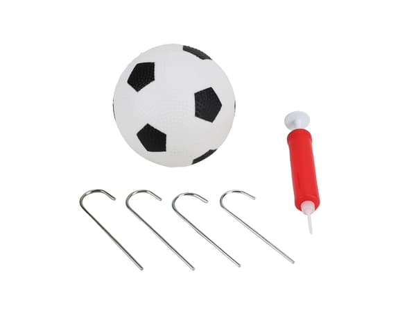 Hopfällbart Fotbollsmål 2 St + Boll