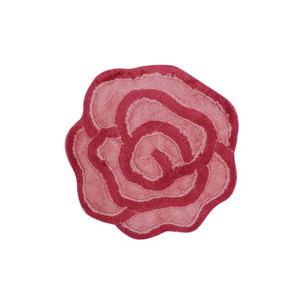 Akryl Bademåtte Big Rose - Fuchsia