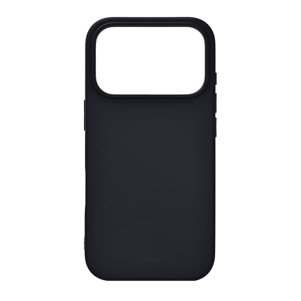 iPhone 17 Pro cover, genbrugssilikone, sort