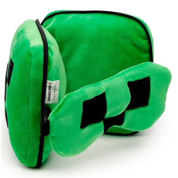 Resteazzz Minecraft Creeper -matkatyynyn silmänaamari