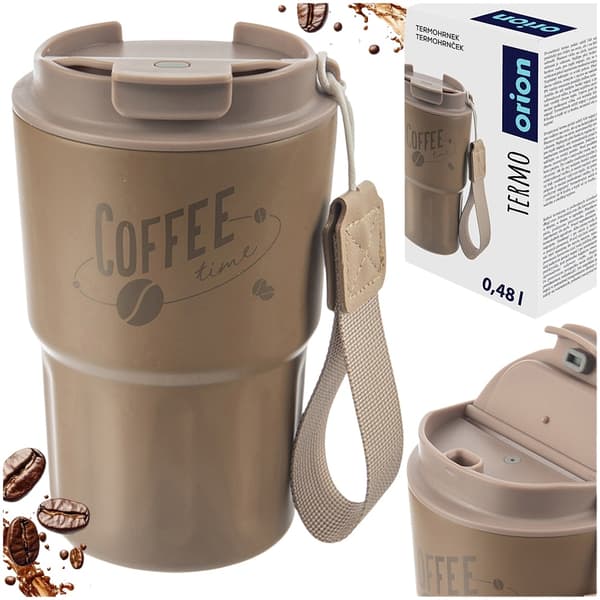 Termisk mugg, 420 ml, isolerad dryck
