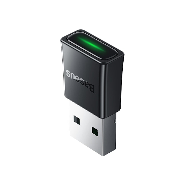 Adapteriliitin lähetin vastaanotin Bluetooth 5.3 USB, kantama 20m, musta