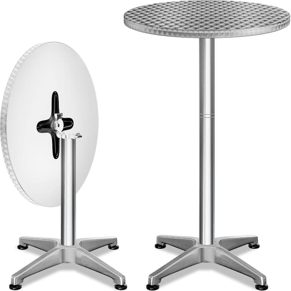 Bistrobordset om 2, justerbart och hopfällbart, Ø60cm