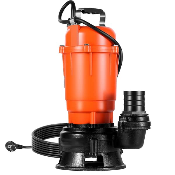 Dränkbar avfallspump, 550W, gjutjärn, 5 cm utlopp