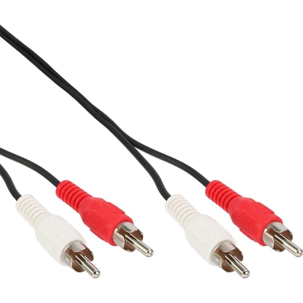 InLine 2 x RCA uros - 2 x RCA uros - kaapeli, 10 m