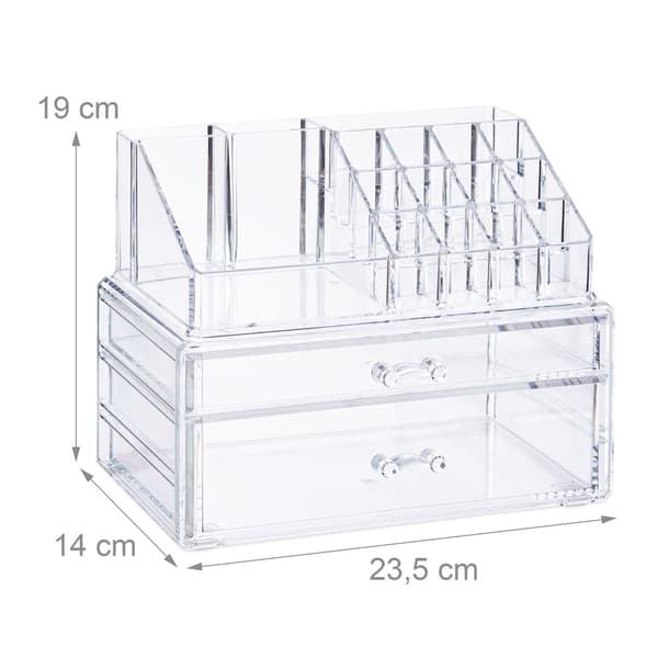 Makeup Organizer med 2 lådor