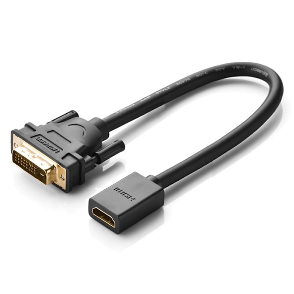 HDMI (hun) til DVI (han) adapter 0,15m sort