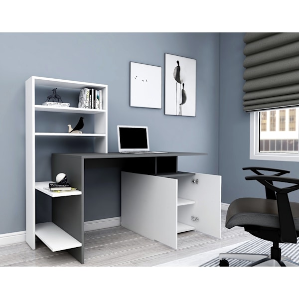 Studiebord Melis - Hvid, antracit