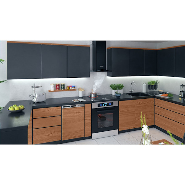 Elegant Emhætte 60 cm Sort Berdsen BT-216