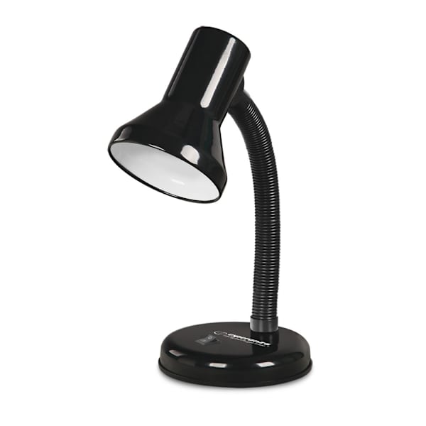 Esperanza Skrivebordslampe E27 Alatair Sort