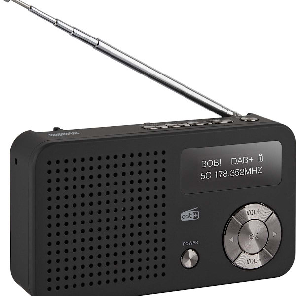 DABMAN 13 Bärbar DAB+ / FM-radio Svart