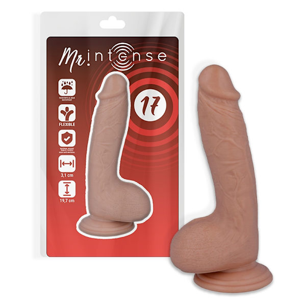 Mr Intense - 17 Realistisk Pik 19,7 Cm -O- 4,1 Cm