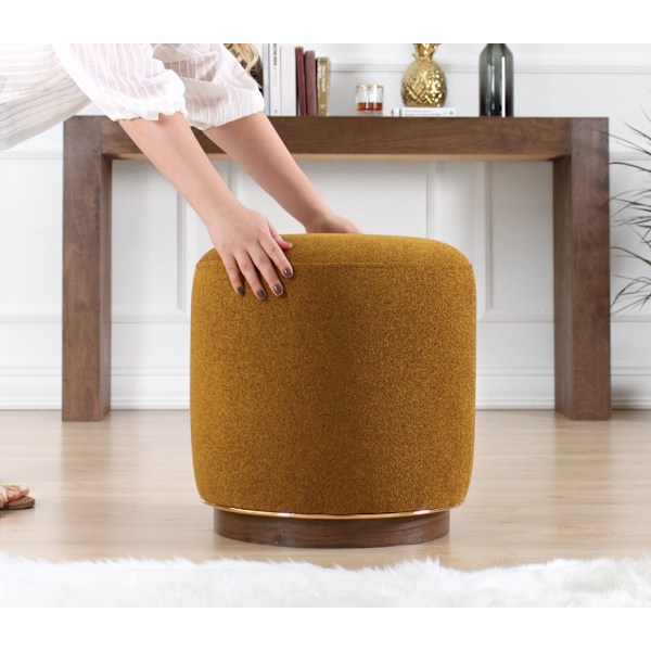 Pouffe Zeone - oliivinvihreä