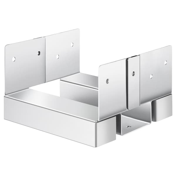 6x6 stolpebaseankre, 10-pak, 2,5 cm afstandsstykke