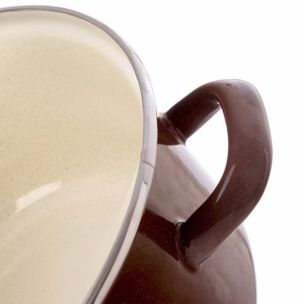 BRUN emaljgryta 22 cm, 4 l