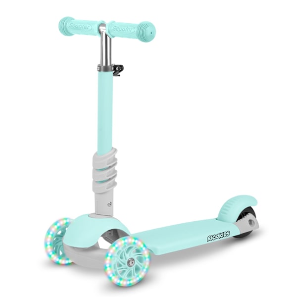 Trehjulig sparkcykel Ricokids Buggy - Mintgrön