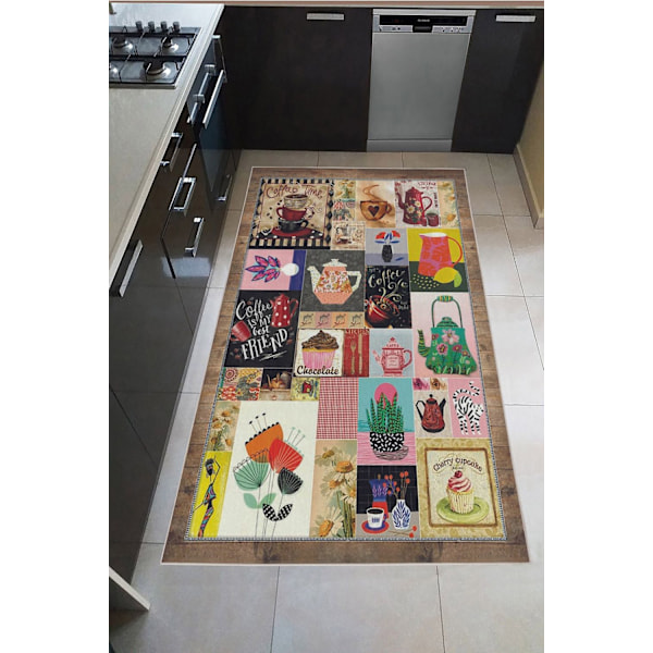 Hallimatto (100 x 200) W1027 - Monivärinen