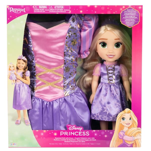 Disney Rapunzel docka + kostym 38 cm