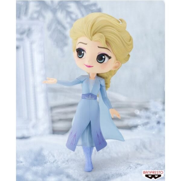Disney Characters Frozen 2 Elsa Ver.A Q posket figur 14cm