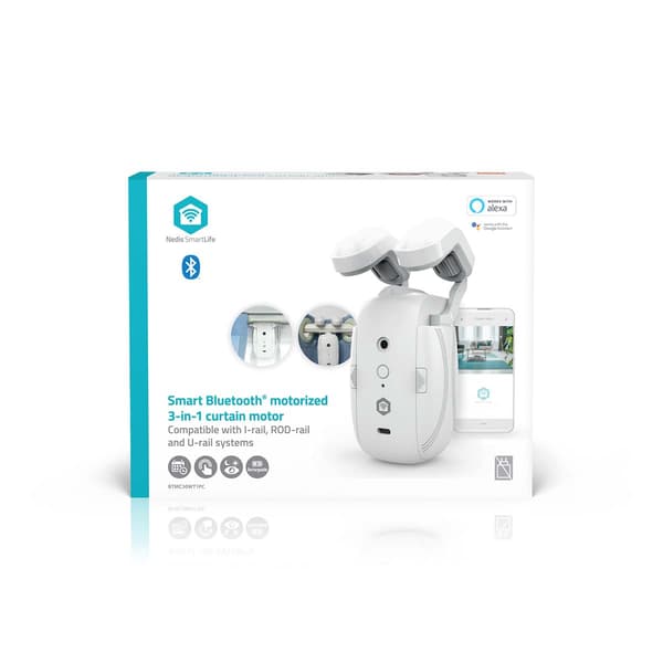 Smart gardinrobot, Bluetooth, batteri-/USB-drevet