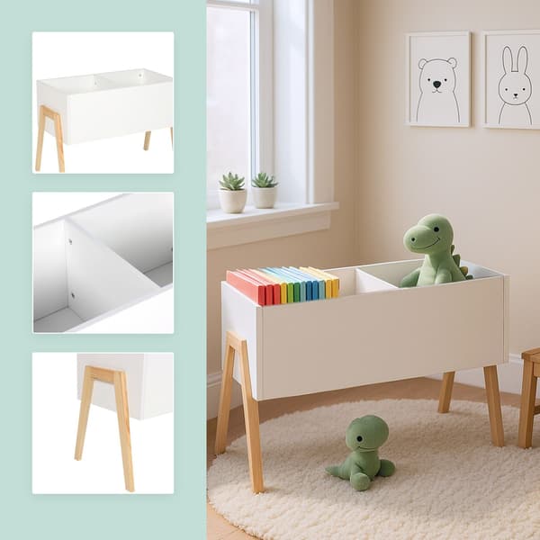 Barnleksakslåda – Skandinavisk design, träben
