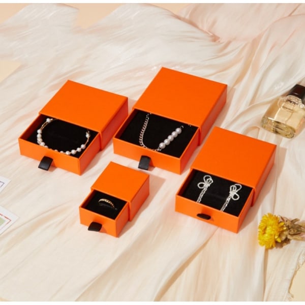 Dekorativ låda för smyckesset, halsband 10 X 10 X 3,5 Cm Pdoz13P
