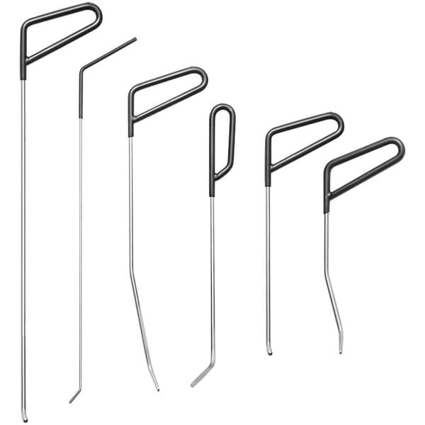 Lackfri bucklareparationsstångsats, 21 delar rostfritt stål