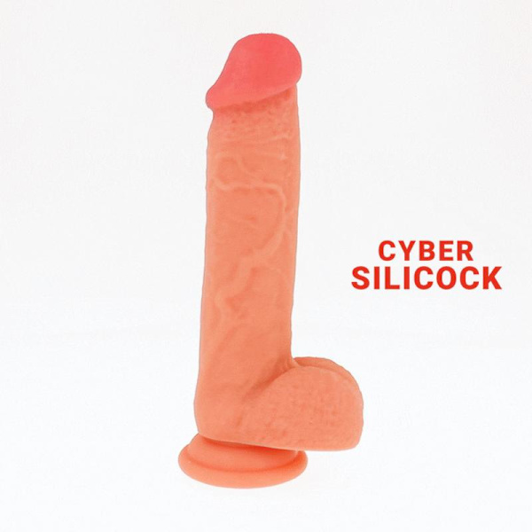 Cyber ​​Silicock - Saul Ultra Realistic Blød flydende silikone 21 Cm -O- 4,2 Cm