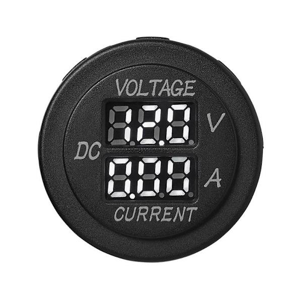 Uppoasennettava digitaalinen volttiampeerimittari 6-30V / 0-10A